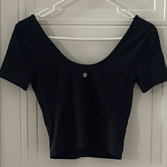 Lululemon Align Cropped Black Top - Picture 5 of 5